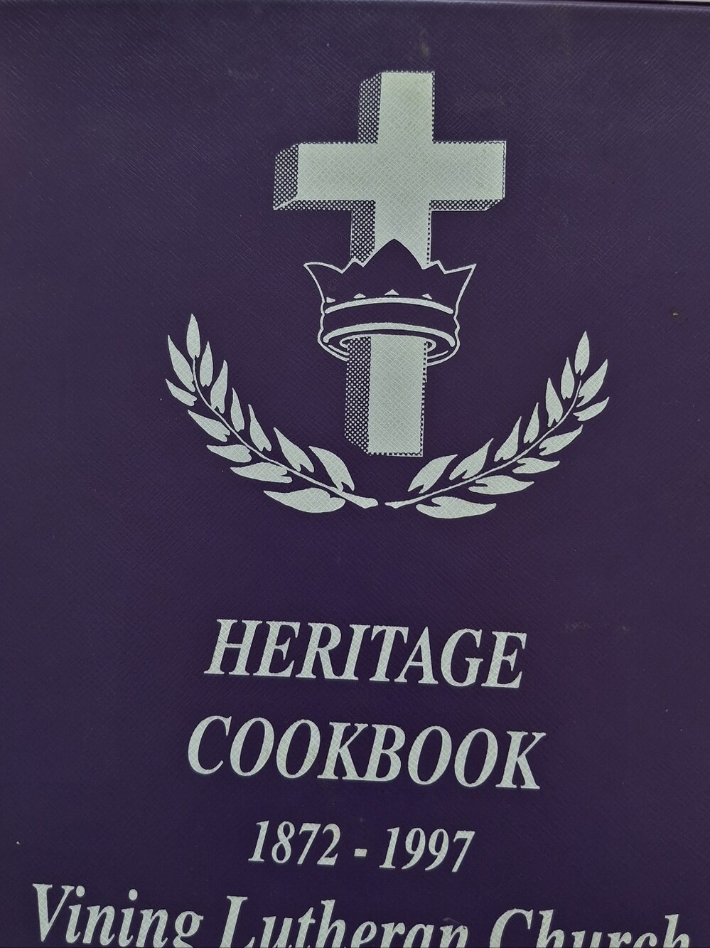 Vintage 1997 Heritage Cookbook- Vining Lurheran Church- Vining Minnesota